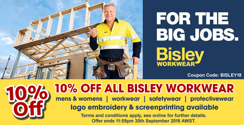 10% OFF ALL BISLEY WORKWEAR