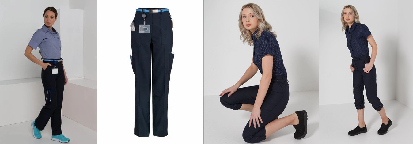 LSJ Flex Waist Multi Pocket Healthcare Pants are now even better!!