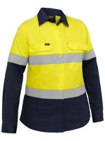 Industrial Women's Taped Hi Vis Cool Lightweight Vented Shirt