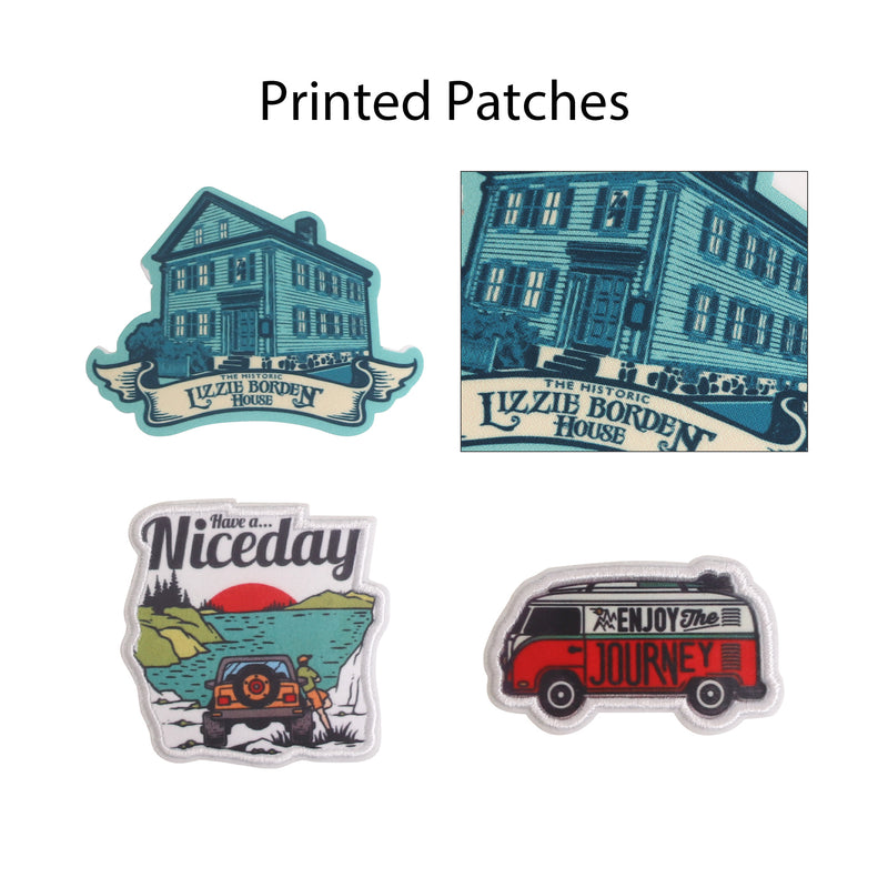 Custom Woven, Embroidered or Printed Patches/Badges