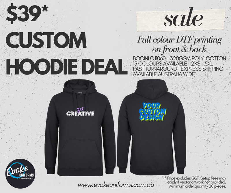 $39* CUSTOM HOODIE DEAL - Pull Over Hoodie Unisex SALE