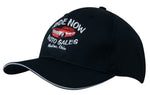 Headwear WA 4009 Breathable Poly Twill Cap with Sandwich Trim