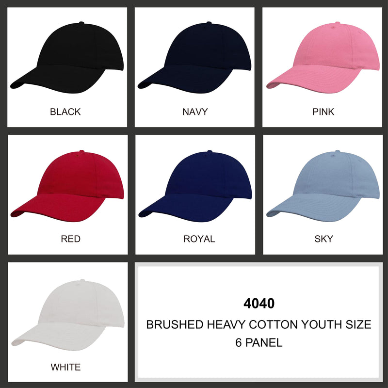 Brushed Heavy Cotton Cap - Kids