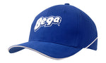 Headwear WA 4103 Brushed Heavy Cotton Cap with Crown Piping and Sandwich