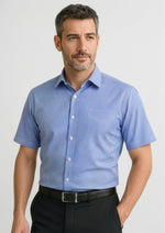 Biz Corporates 42522 Newport Short Sleeve Shirt Mens