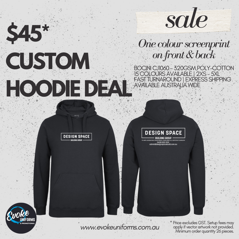 $45* CUSTOM HOODIE DEAL - Pull Over Hoodie Unisex SALE