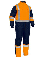 X TAPED TWO TONE HI VIS FREEZER COVERALL - CLEARANCE