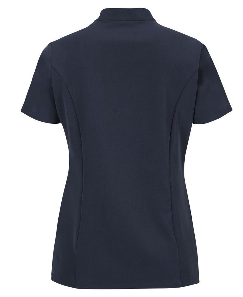 Nu Mandarin Collar Scrub Top Ladies