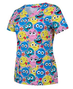 JB's Wear 4STP1 Scrub Top Printed Ladies
