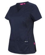 JB's Wear 4SUT1 Premium Stretch Panel Scrub Top Ladies