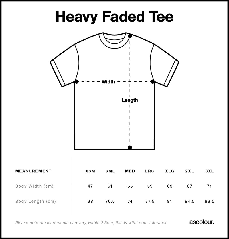 Heavy Faded Tee Mens