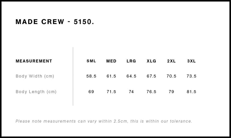 AS Colour 5150 Made Crew 6