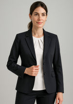 Biz Corporates 64012 Comfort Wool Stretch Longline Jacket Ladies