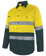 JB's Wear 6DNWL Hi Vis (D+N) 150G Lightweight L/S Work Shirt