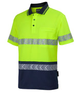 JB's Wear 6HMSS JB's Hi Vis (D+N) Cotton Back S/S Segmented Tape