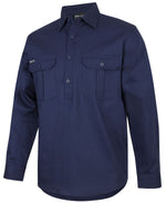 JB's Wear 6WSCF 190G Close Front Work Shirt Long Sleeve