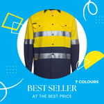 Hi Vis (D+N) 150G Lightweight L/S Work Shirt