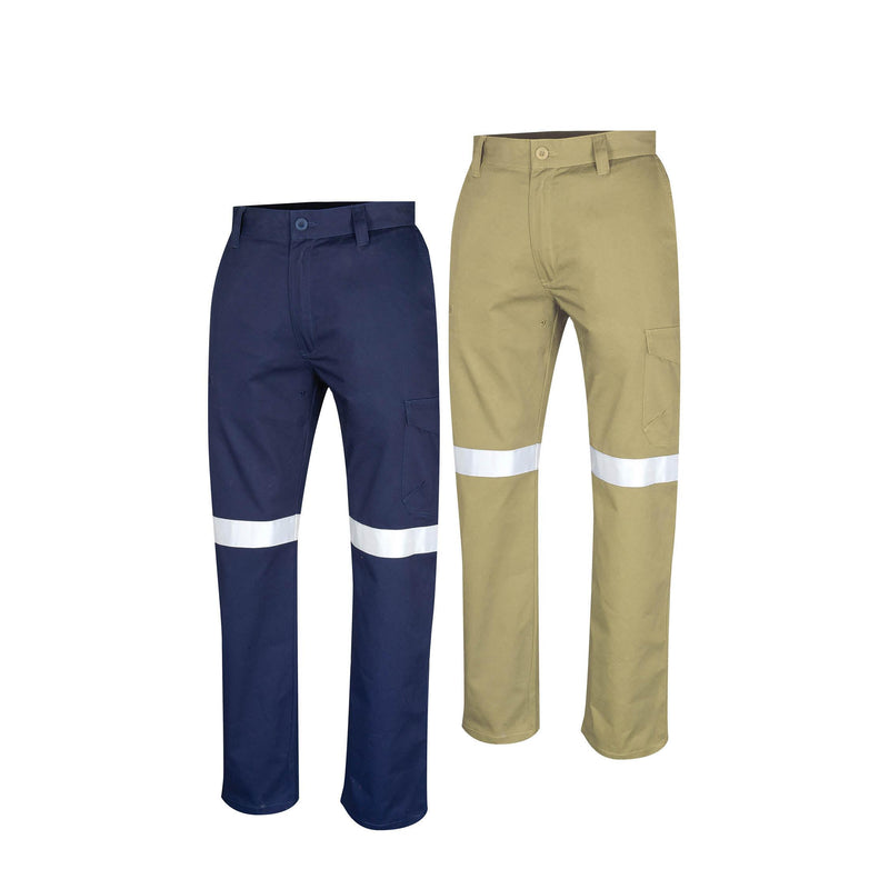 Tru Workwear CT1080T3 Midweight Drill Trouser With Reflective Tape