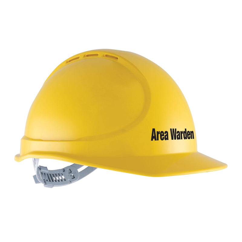 GTE3 Area Warden Essential Type 1 ABS Vented Hard Hat with Slide Lock Harness