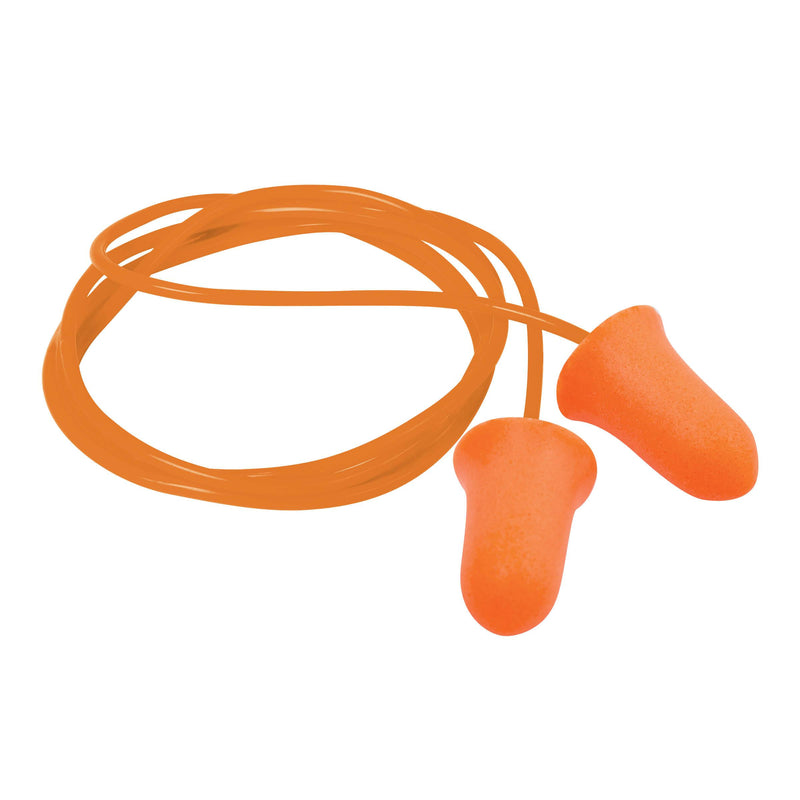 Force 360 HWRX981 Bell Shaped Corded Disposable Earplug (100 Pairs)