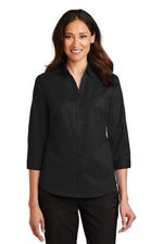 Port Authority L665 3/4-Sleeve SuperPro Twill Shirt Ladies (3XL - 4XL)