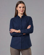 Winning Spirit M8009L Smart Casual Cotton Blend Long Sleeve Shirt Ladies
