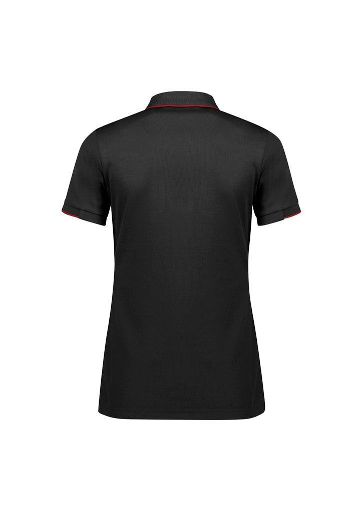 BIZ P313LS Focus Short Sleeve Polo Ladies rear