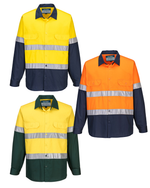 Portwest MA801 Hobart Hi-Vis Lightweight Contrast Shirt L/S