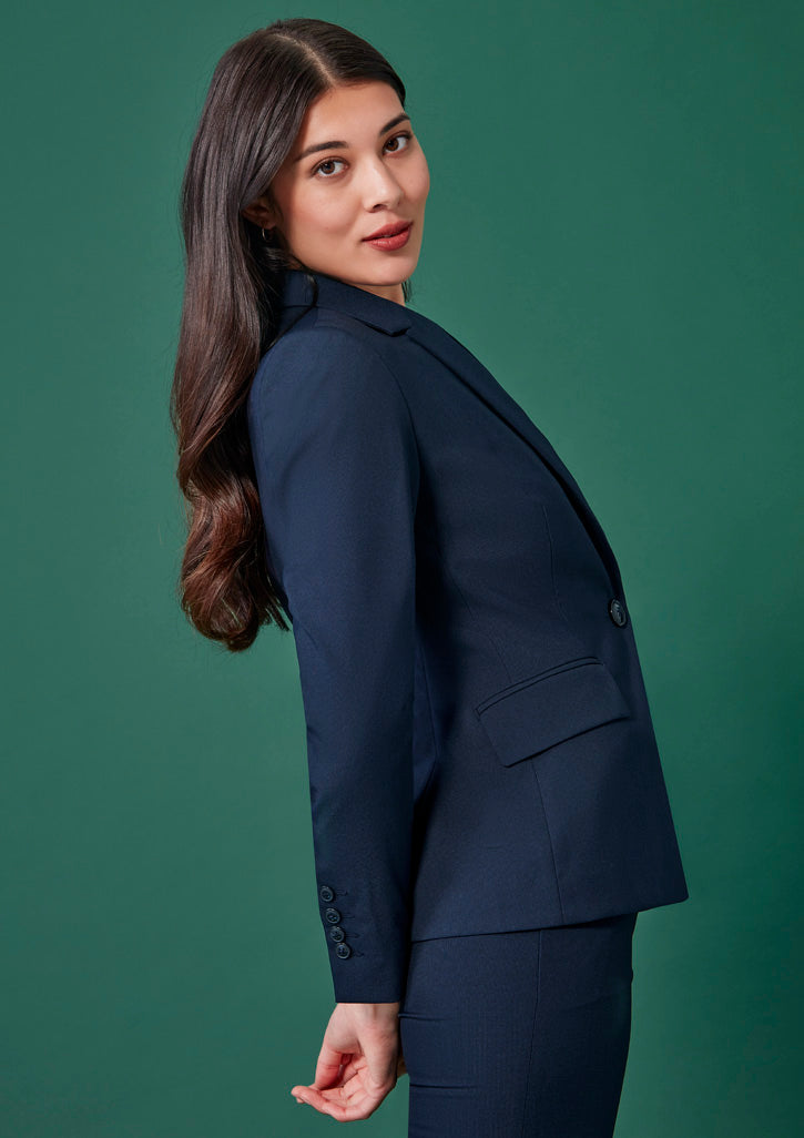 Renew Single Button Mid Length Jacket Ladies