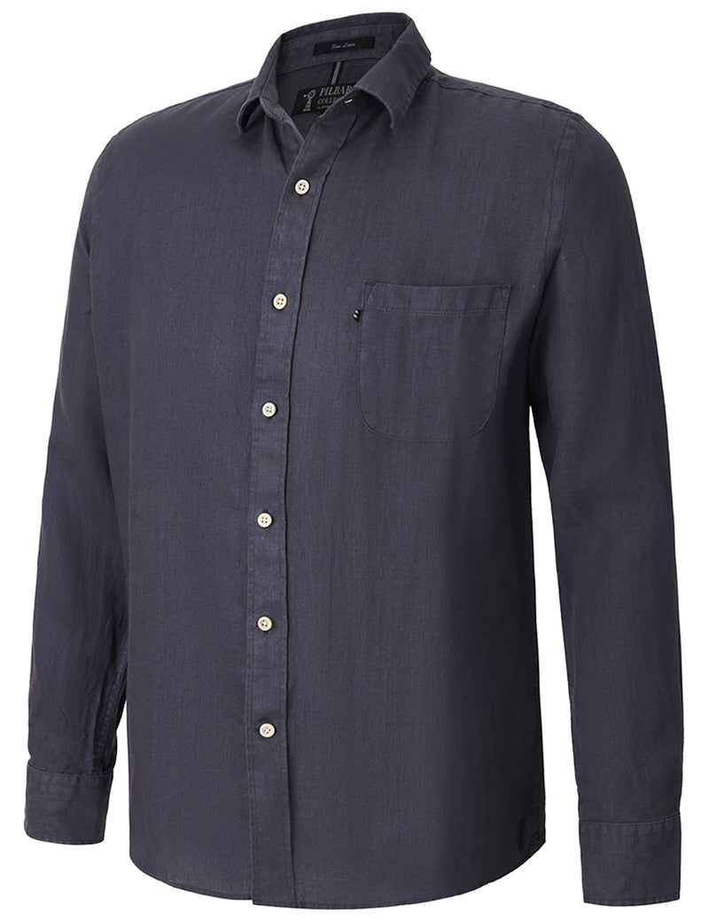 Pilbara Men's Linen L/S Shirt