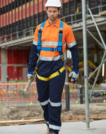 Winning Spirit SW207 Two Tone Coverall Mens