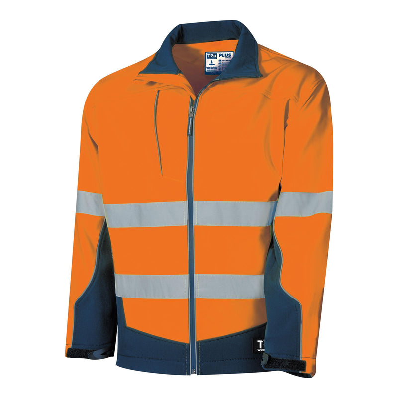 Softshell Full Zip Jacket with Reflective Tape