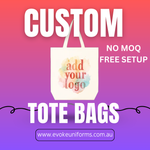 Cotton Tote Bag - WHITE - with full colour print *SAME DAY PRINTING*