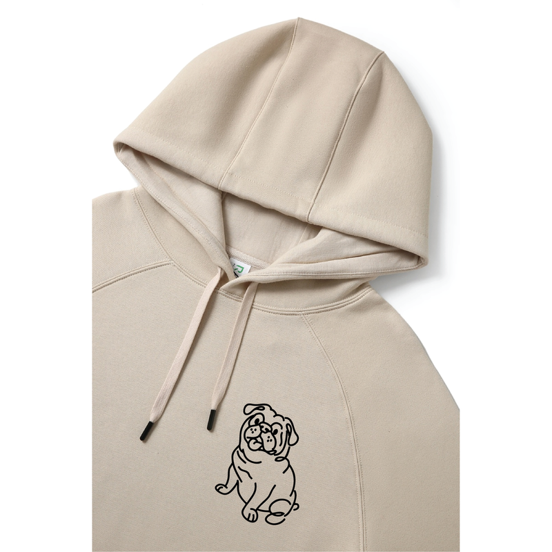 Custom Pet Photo Line Art Hoodie