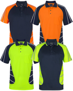 STREET SPIDER POLO WITH REFLECTIVE STRIPES