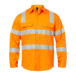 HI VIS LIGHT VIC RAIL SHIRT- LS