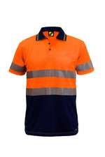 HI VIS MICROMESH POLO WITH TAPE