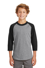 Sport-Tek YT200 Colorblock Raglan Jersey Kids