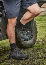 Syzmik Workwear ZFL301 UltraLite Lo Black Reflective
