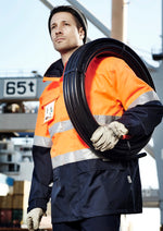 Syzmik ZJ357 Hi Vis Ultralite Waterproof Jacket Mens