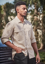 Syzmik Workwear ZW121 Lightweight Tradie Long Sleeve Shirt Mens