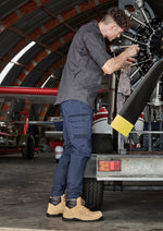 Syzmik Workwear ZW400 Rugged Cooling Long Sleeve Shirt Mens