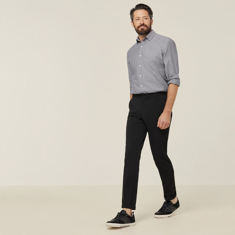 COTTON CHAMBRAY LONG SLEEVE SHIRT