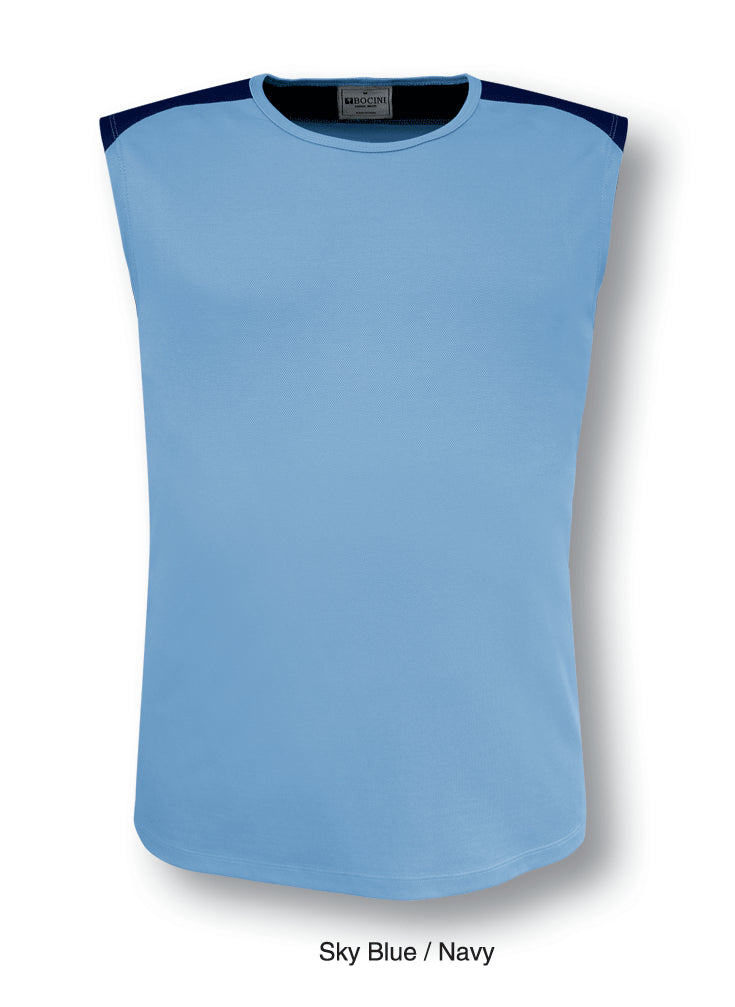 Contrast Feature Tank Mens