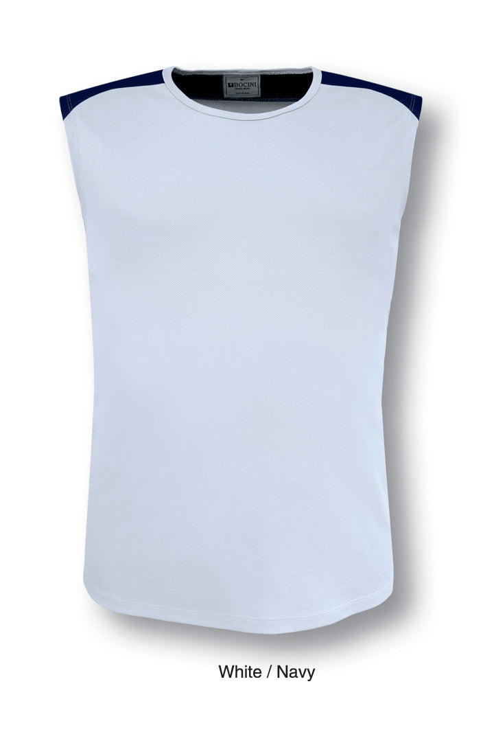 Contrast Feature Tank Mens