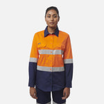 HI VIS WORK COOL REFLECTIVE SHIRT LADIES