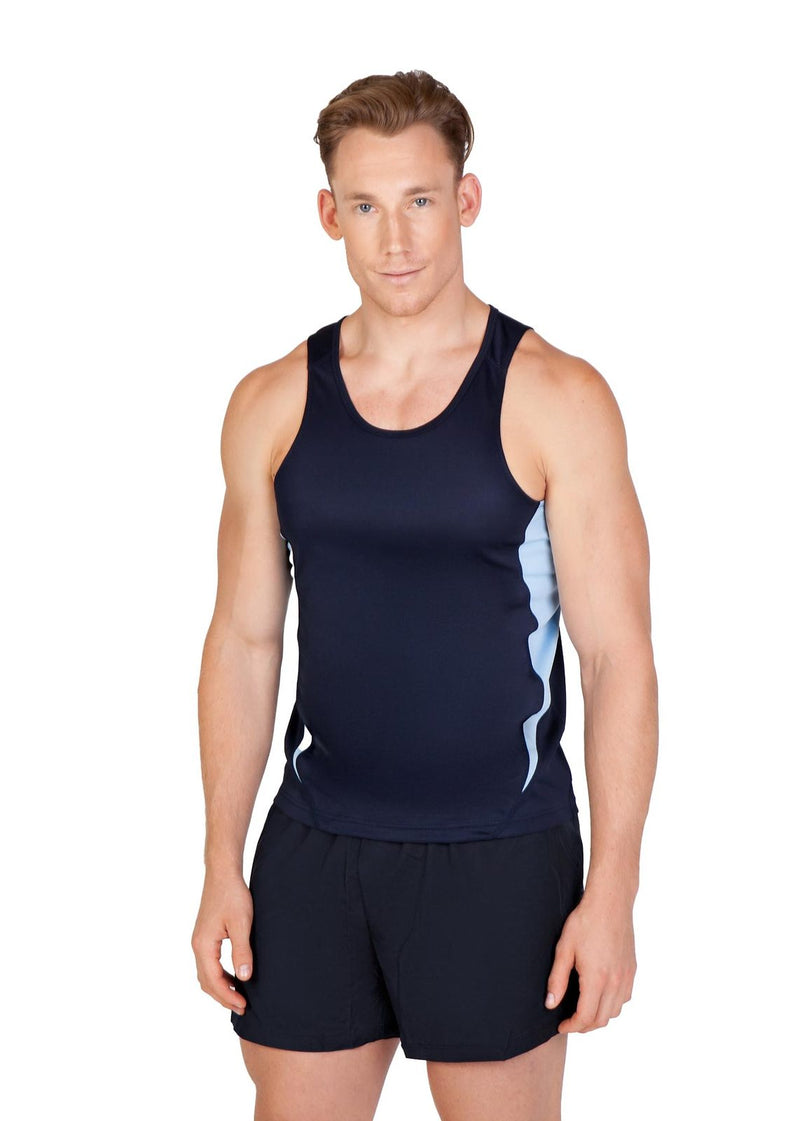 T448SG Mens Accelerator Cool Dry Singlet