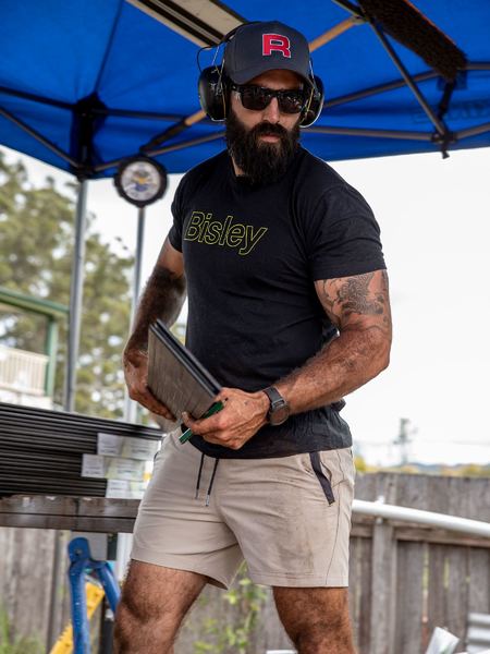 Bisley-BKT084-BISLEY-COTTON-OUTLINE-LOGO-TEE