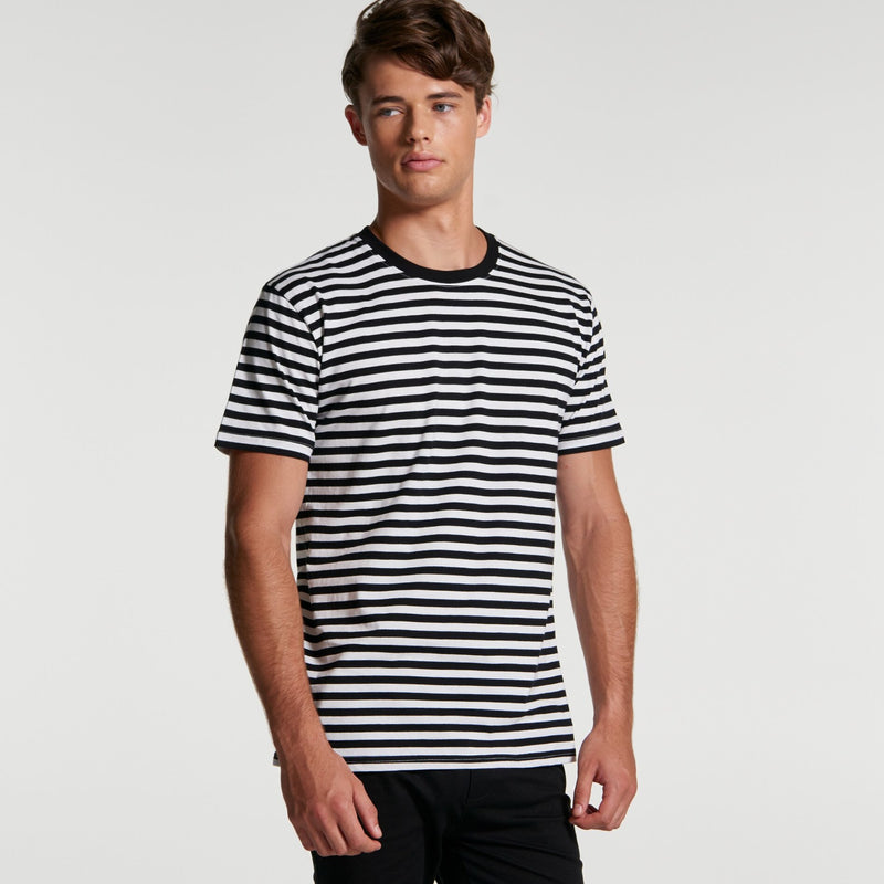 AS Colour 5028 Staple Stripe Tee Mens turn