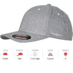 FLEXFIT 6277SE WORN BY THE WORLD – HEATHER GREY SPECIAL EDITION